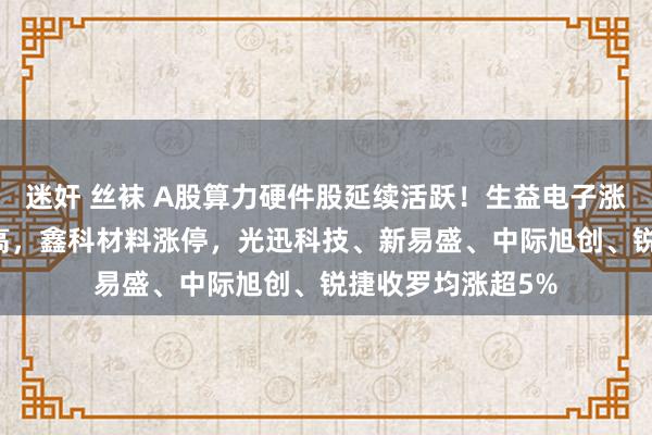 迷奸 丝袜 A股算力硬件股延续活跃！生益电子涨超10%创历史新高，鑫科材料涨停，光迅科技、新易盛、中际旭创、锐捷收罗均涨超5%