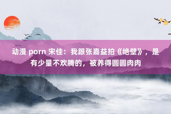 动漫 porn 宋佳：我跟张嘉益拍《绝壁》，是有少量不欢腾的，被养得圆圆肉肉