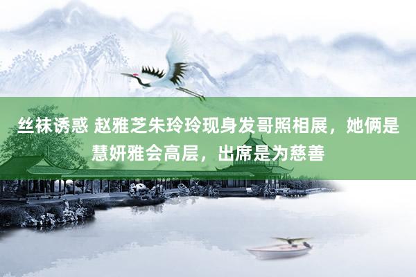 丝袜诱惑 赵雅芝朱玲玲现身发哥照相展，她俩是慧妍雅会高层，出席是为慈善