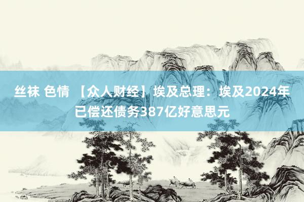 丝袜 色情 【众人财经】埃及总理：埃及2024年已偿还债务387亿好意思元