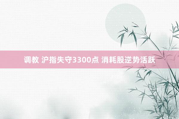 调教 沪指失守3300点 消耗股逆势活跃